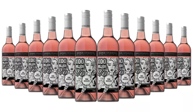 100 Million % Pink Moscato - 12 x 750ml RRP$240 Free S/R