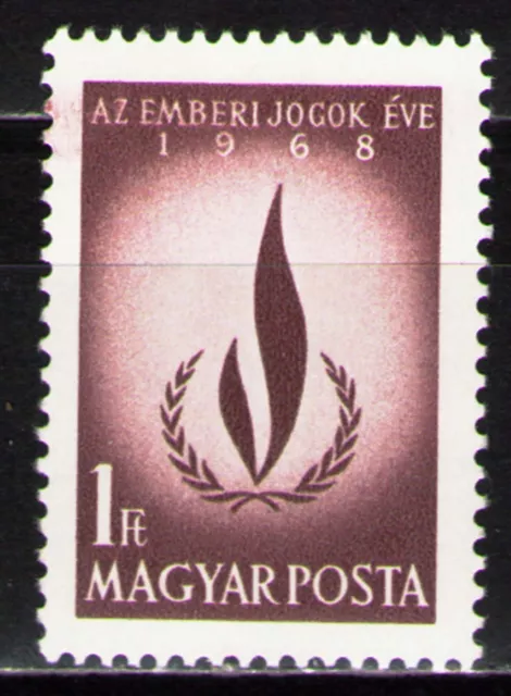 Hungary 1968 Sc1939  Mi2473A  1v  mnh  International Human Rights Year.