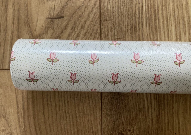 Laura Ashley Vintage Wallpaper 1 Roll 308095396 Tulips Floral - Made in UK