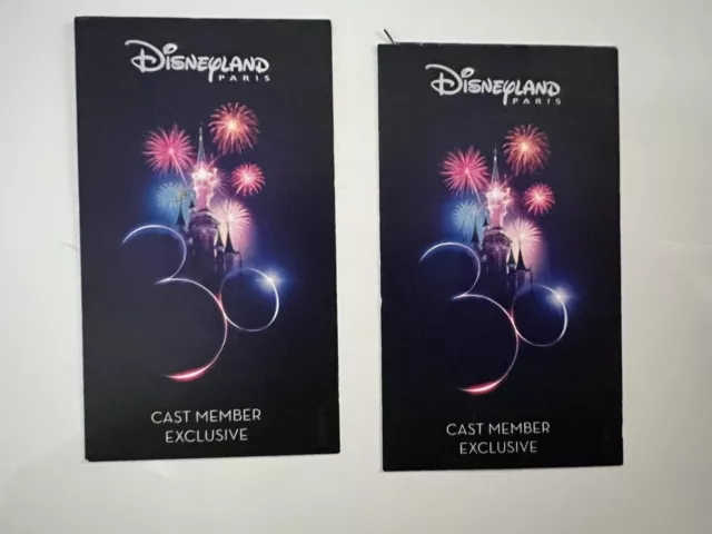 Tickets billets Disneyland Paris X 2