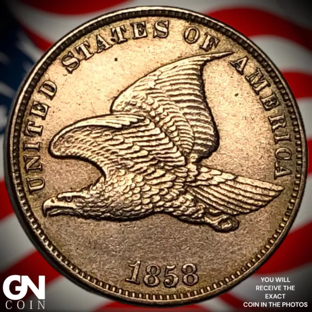1858 Flying Eagle Cent  Q3637