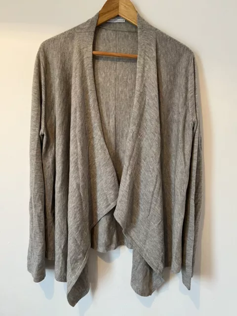 The White Company %100 Merinowolle Strickjacke Pullover Größe L Exz. Zustand