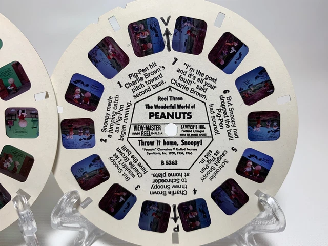 The Wonderful World of Peanuts kids VIEW-MASTER viewmaster reels vintage finder 4