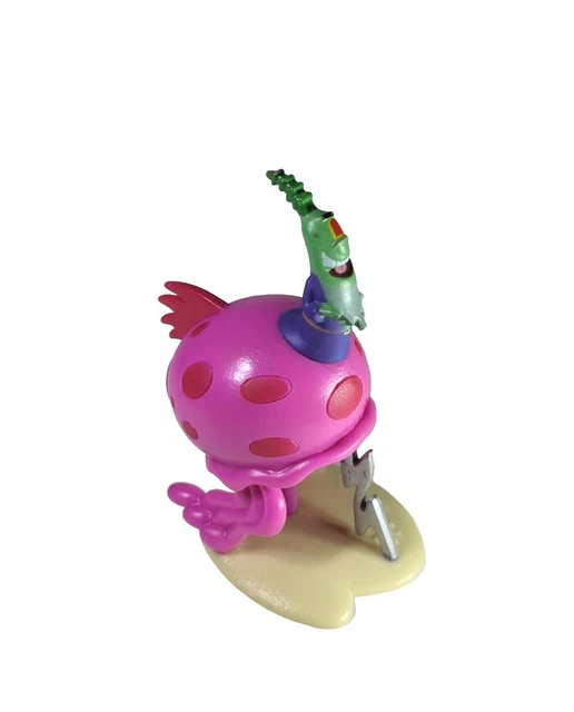 SPONGEBOB SQUAREPANTS PLANKTON Riding Jellyfish Zap Just Play Figure