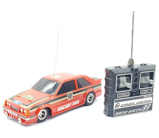 Rare Vintage 1982 Tyco Taiyo Dickie Ford Escort XR3 Radio Control RC car Boxed