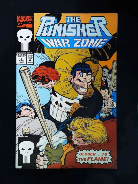 Punisher War Zone #4  Marvel Comics 1992 Vf+