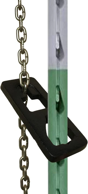 T Post Puller Plate - Cast Iron Heavy-Duty Steel - Farm & Garden Equipment for Q