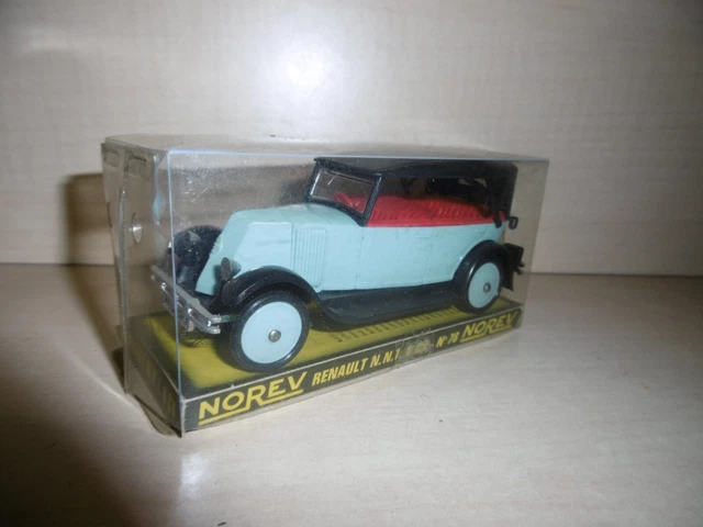 Norev 1/43 – Renault N.N.1 6 CV N°78 – Jaune Et Noire – Ancienne, Neuve En Boîte