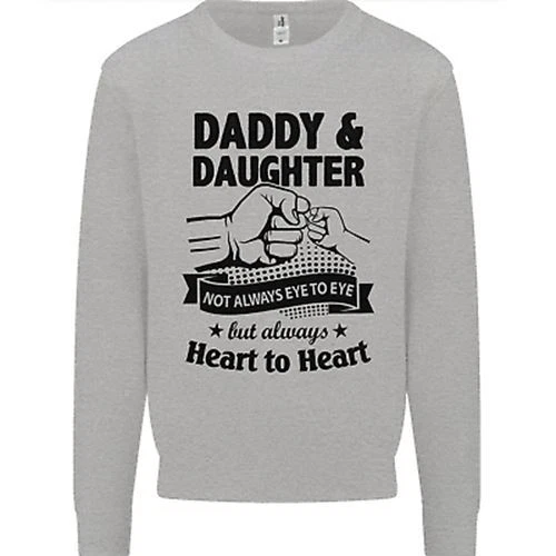 Daddy and Daughter Funny Fathers Day Mens Sweatshirt Jumper