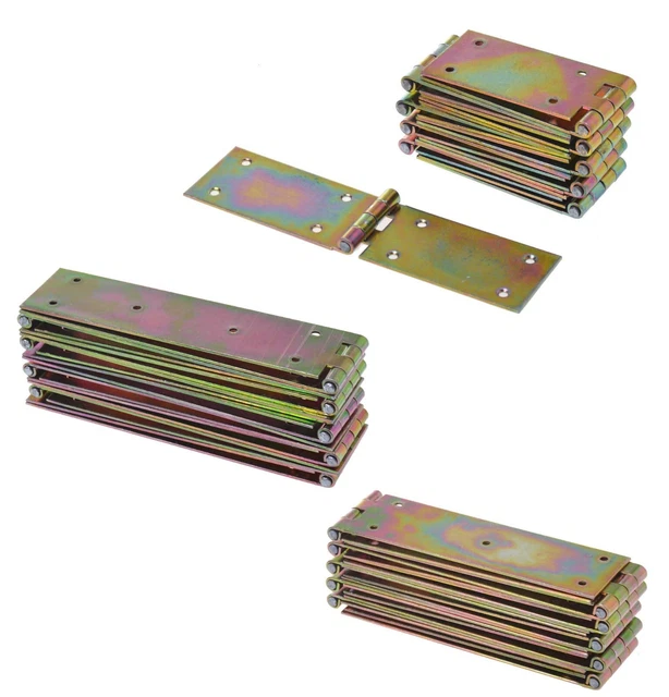 Set 10 Pièces Kistenband 50mm Charnières de Boîte Bande Table Charnière Roulés