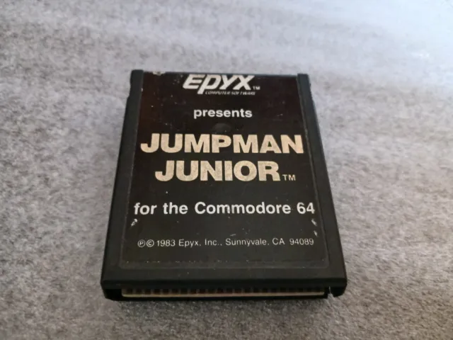 Jumpman Junior Cartridge C64 Commodore 64