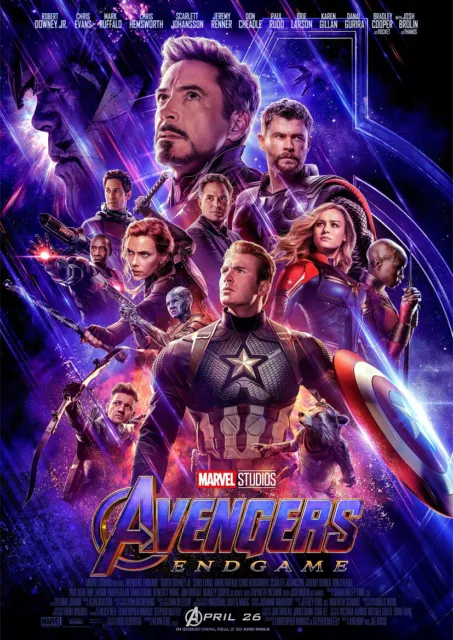 Marvel Avengers Endgame Movie Poster A5 A4 A3 A2 A1 2