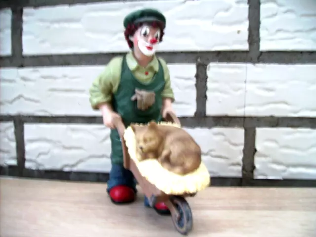 Gilde Clown  Florian der Gärtner mit Katze   ( OVP )