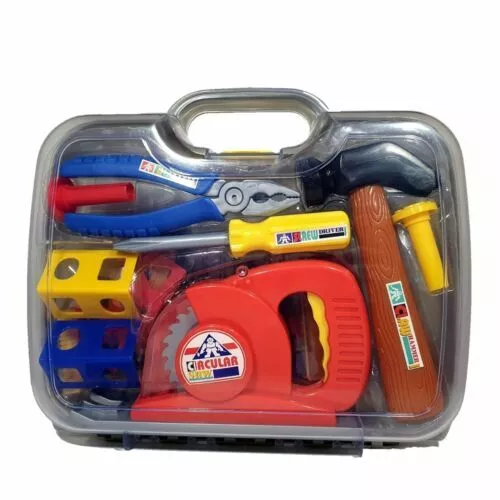Tool Set Role Play Playset Carry Case for Kids Boys Girls Toy 23pc