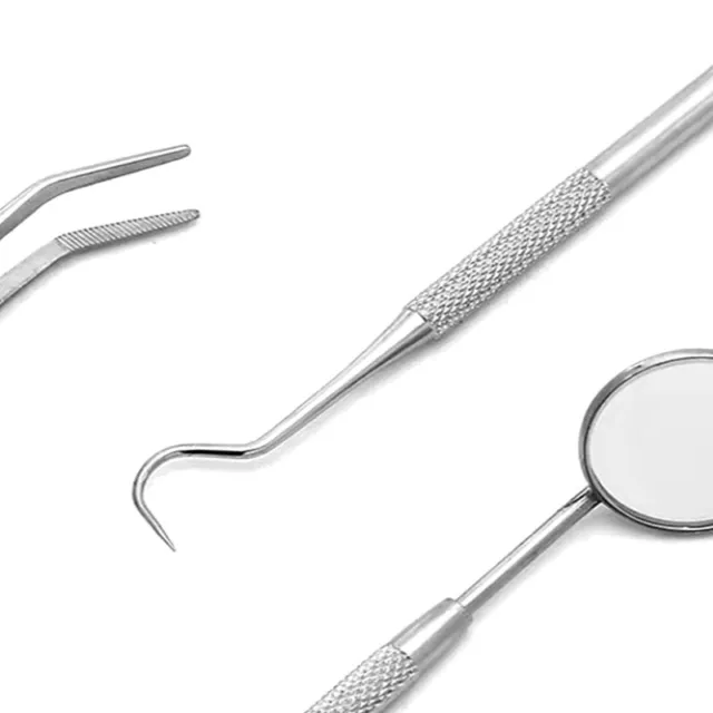 Stainless Steel Dental Scraper Pick Hygiene Set Teeth Cleaning Tools 2