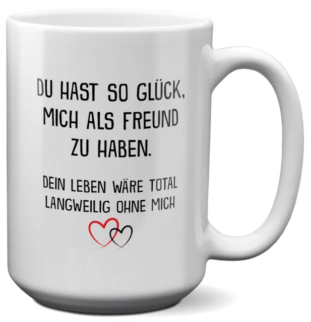 XL Tasse Freundin Jahrestag Geschenk Sie Valentinstag Frauen 1 Jahr Weihnachten