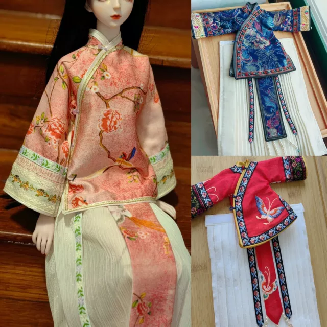 1/3 1/4 1/6 SD BJD Clothes Archaic Top Skirt Dress AOD DF Ancient Chinese Hanfu