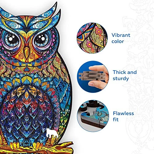 UNIDRAGON Wooden Puzzle Jigsaw, Best Gift for Adults and Children, Unique  [NEW] 3