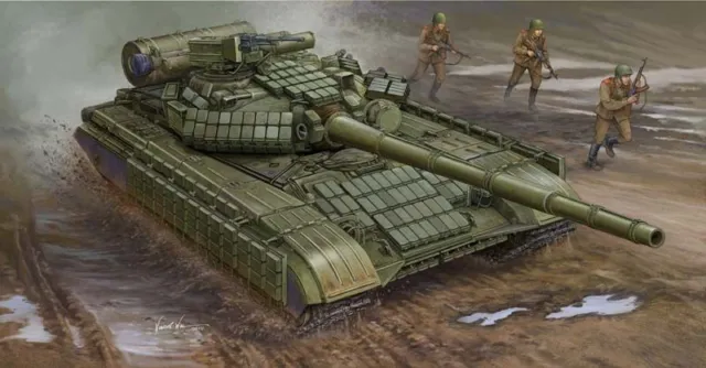Trumpeter 01580 - 1:3 5 Soviet T-64AV Mod 1984 - New