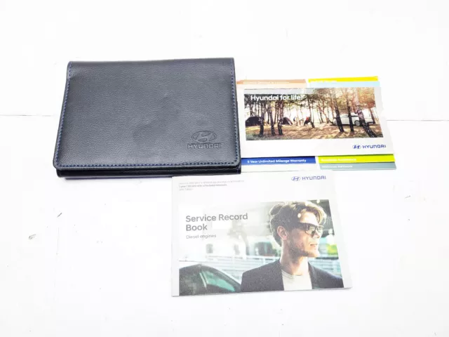 Hyundai I40 Owners Manual Handbook Kit With Leather Wallet 2018