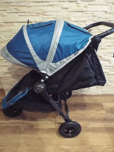 Baby Jogger City Mini Gt- Single Pushchair * Teal* New Logo* Very Good Condition 3
