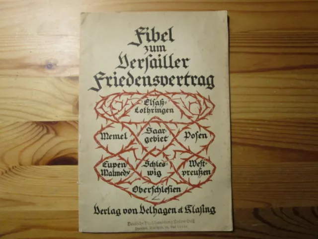 Fibel zum Versailler Friedensvertrag, von Heinrich Siekmeier