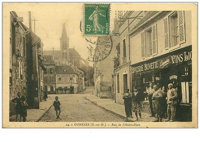 95.GONESSE.n°158.RUE DE L'HOTEL DIEU.EPICERIE BUVETTE