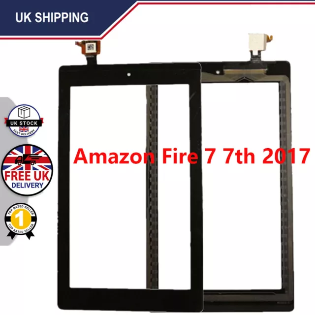 For Amazon Fire 7 7th 2017 SR043KL Touch Screen Digitizer Glass Top Len