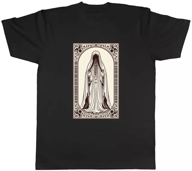 T-shirt da uomo Death Grim Reaper afterlife gotica angelo scuro regalo