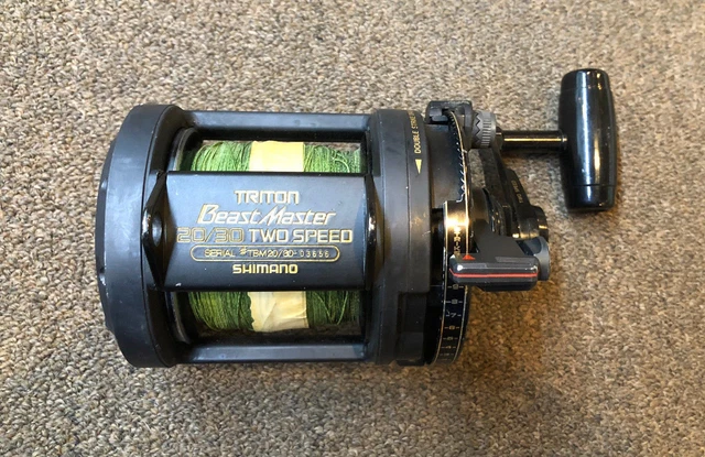 SHIMANO TRITON BEASTMASTER 20/30 2-Speed Lever Drag Fishing