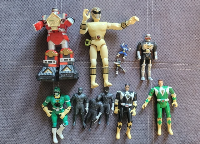 MICRO MACHINES MIGHTY Morphin Power Rangers #4 Jaune Ranger Set Galoob