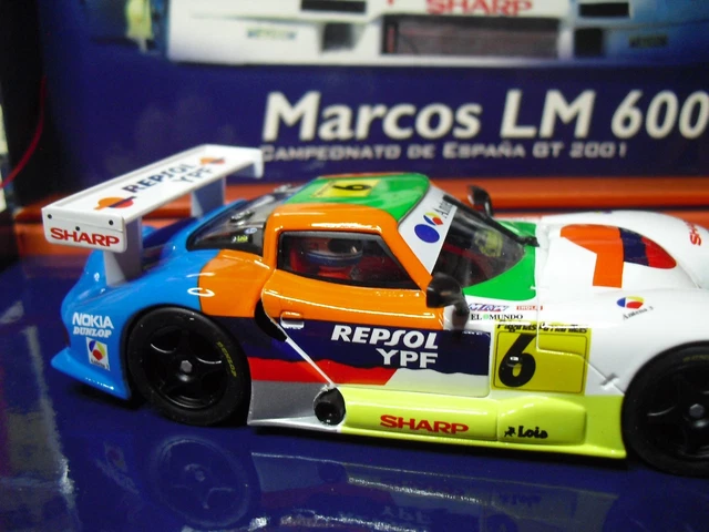 FLY A28 MARCOS LM 600 - Spanish GT Championship 2001 SLOT CAR 1/32
