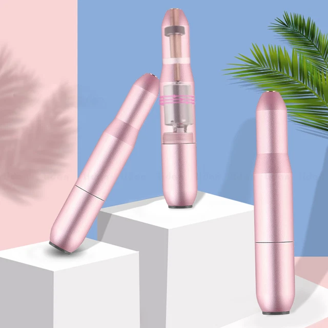 Máquina perforadora de uñas compacta ligera cuidado de uñas limas eléctricas delicadas