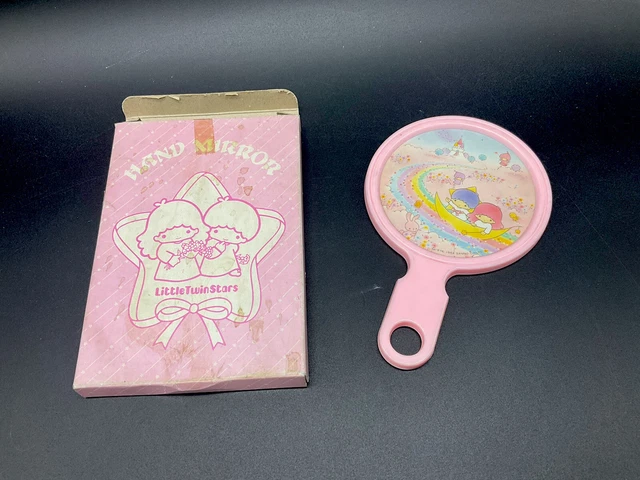 1984 Vintage Sanrio/Kawaii 'Little Twin Stars' Hand Mirror NEW OLD STOCK [JY1]