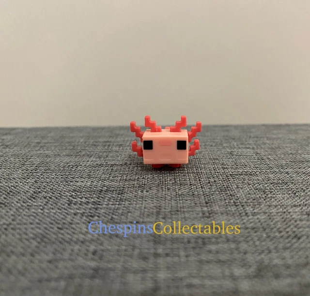 MATTEL MINECRAFT RARE Face Axolotl Minifigure TNT Series 25 Mystery Box