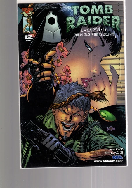 Tomb Raider 12 - Crackers Variant -  1999 Series  -  Top Cow  Comics