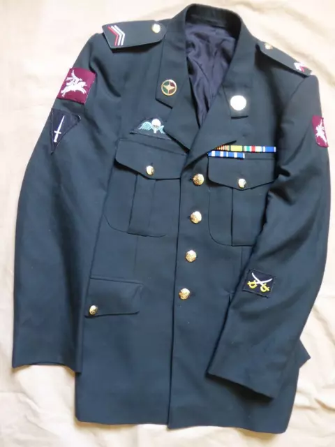 Veste Service Dress d'un Para Commando Armée Belge années 2000