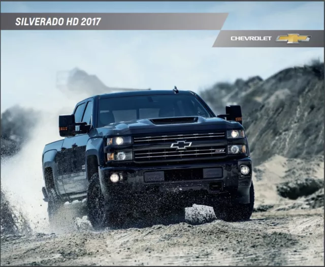 2017 Chevrolet Silverado HD Truck 42-page Original Car Sales Brochure Catalog