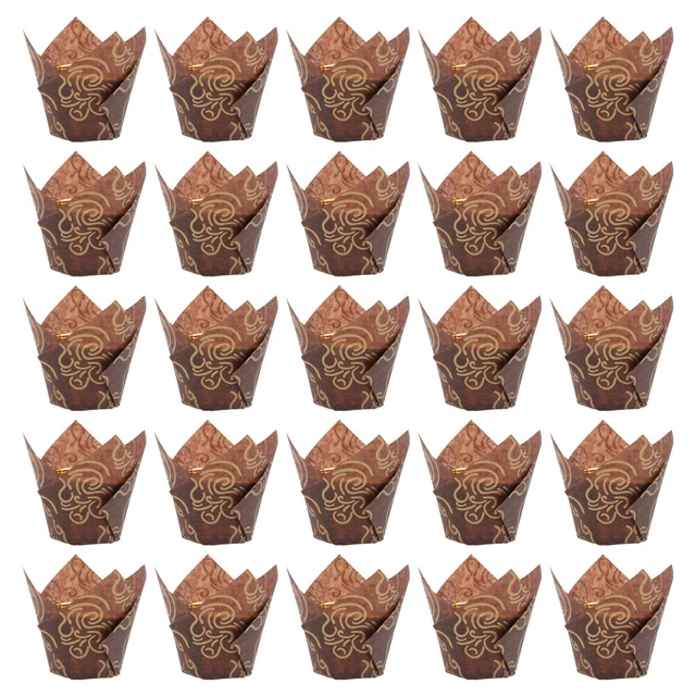 Coperture cupcake tazza da dessert in carta lamiera torta muffin