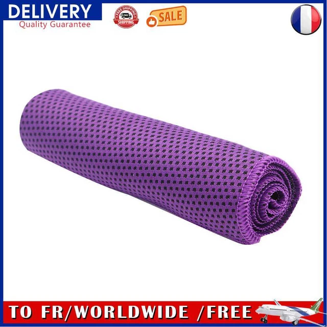 Cold Sports Towel Summer Outdoor Fitness Quick Dry Cooling Towel (Purple)