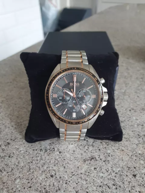 HUGO BOSS CHRONOGRAPH gents bracelet watch 50.00 PicClick UK