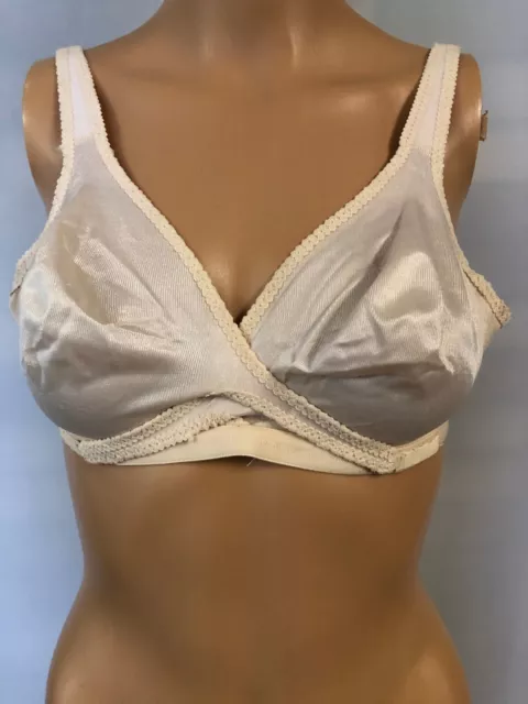 NOS VTG PLAYTEX Adjustable Cup Cross Your Heart Bra Soft Cup Beige Size 36C  #594 $8.50 - PicClick