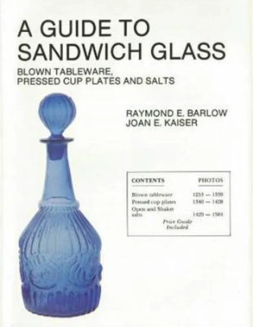 Antique Sandwich Glass ID$ Book V1 Tableware Cups Plate
