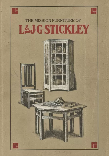 Antique Arts Crafts L & J.G. Stickley Furniture / Book - Catalogue Reprints