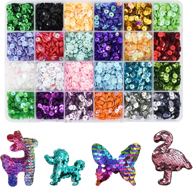 Paillettes lisce multicolor 6mm | per il tuo hobby