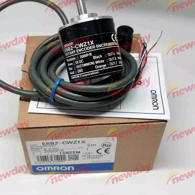 1x OMRON Rotary Encoder E6B2-CWZ1X 2000P/R E6B2CWZ1X 5VDC New in box