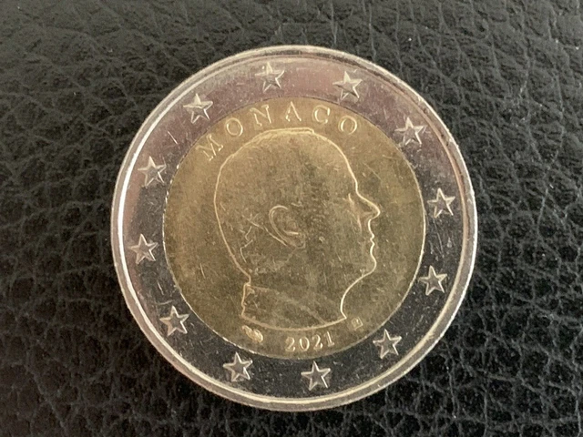 PIÈCE OFFICIELLE 2 euro Monaco 2021 Prince Albert EUR 4,50 - PicClick FR