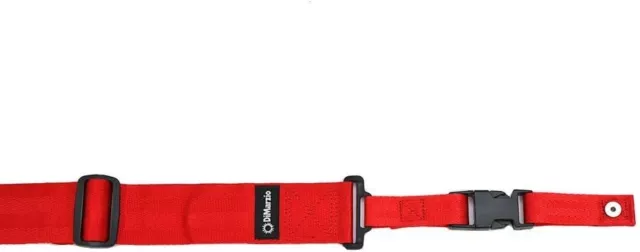 DiMarzio 2" Nylon ClipLock Guitar Strap, Red