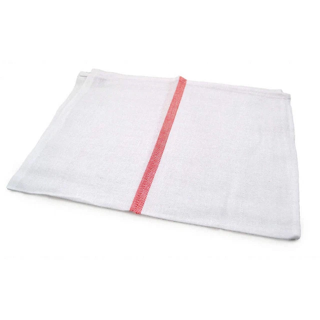 R & R TEXTILE 31505 Herringbone Towel,Cotton,15x25",PK12