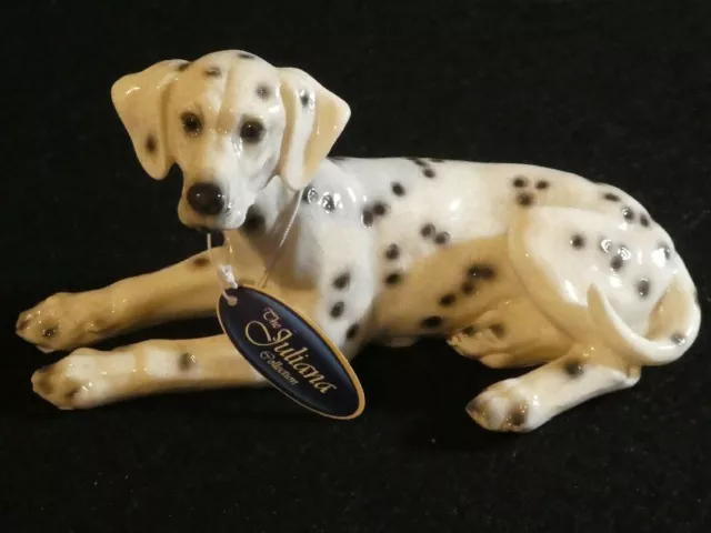 Dalmatian Laying Down Dog Figurine Ornament From Juliana Collection